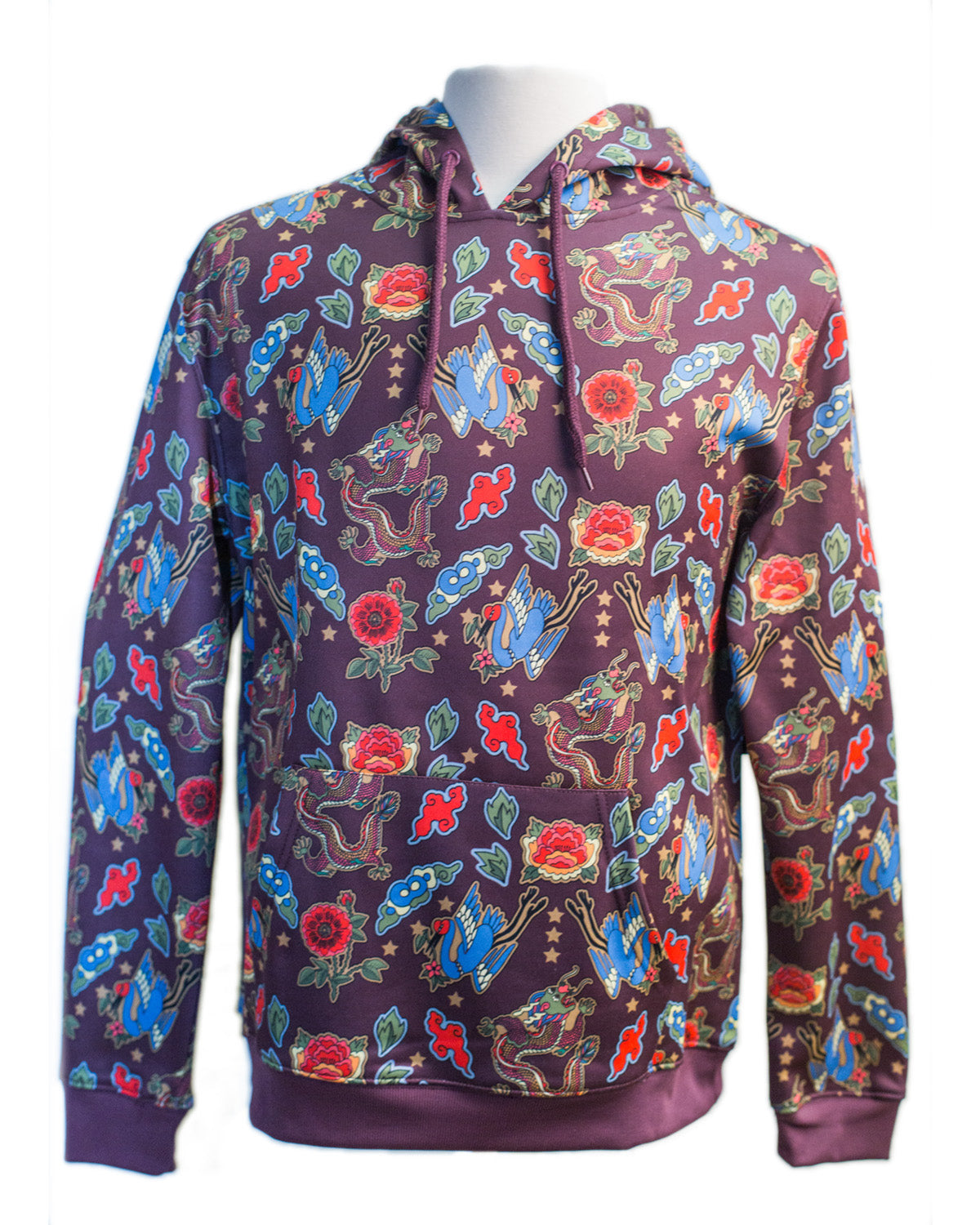 Sublimation Eastern Print Hoodie - Super Massive Shop