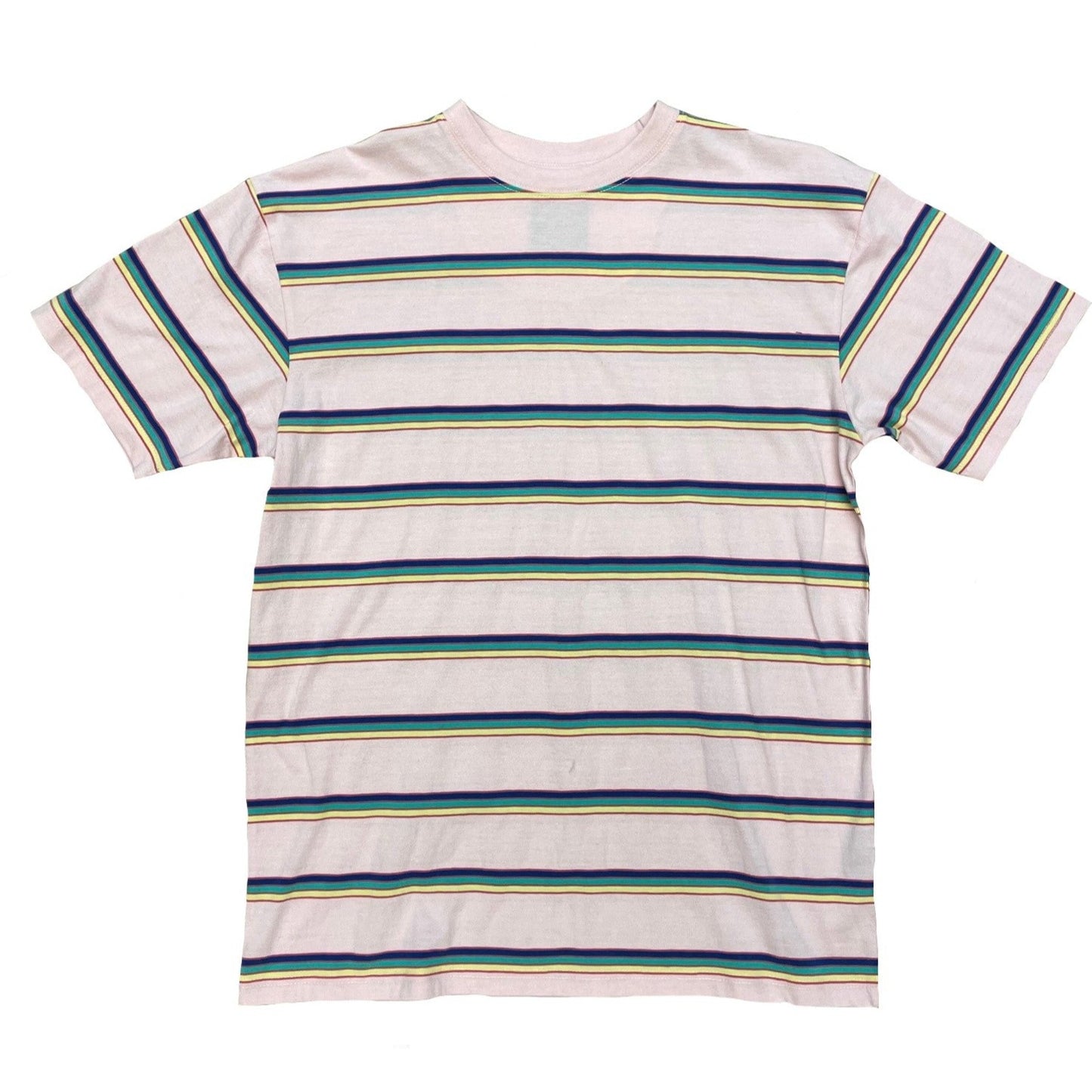 Yarn Stripe Tee Chalk Pink