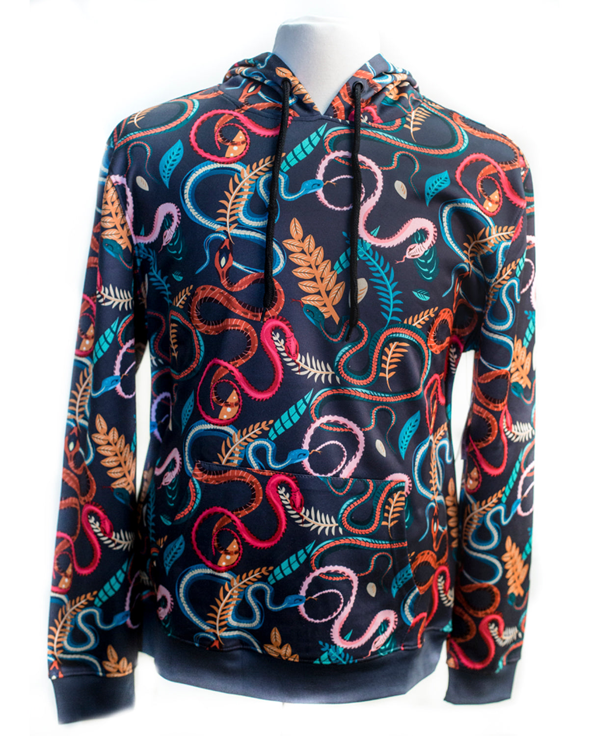 Sublimation Snake Print Hoodie - Super Massive Shop