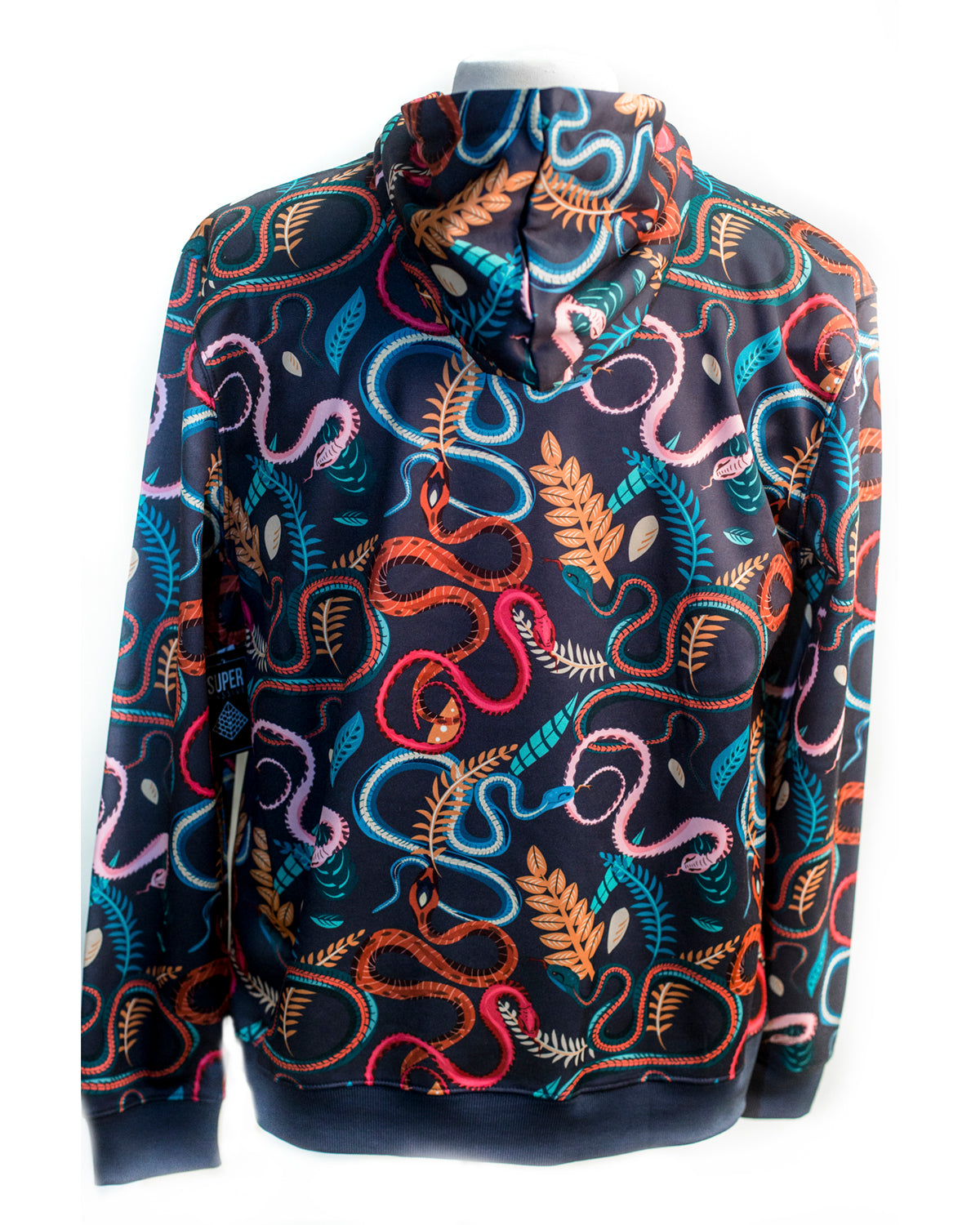 Sublimation Snake Print Hoodie - Super Massive Shop