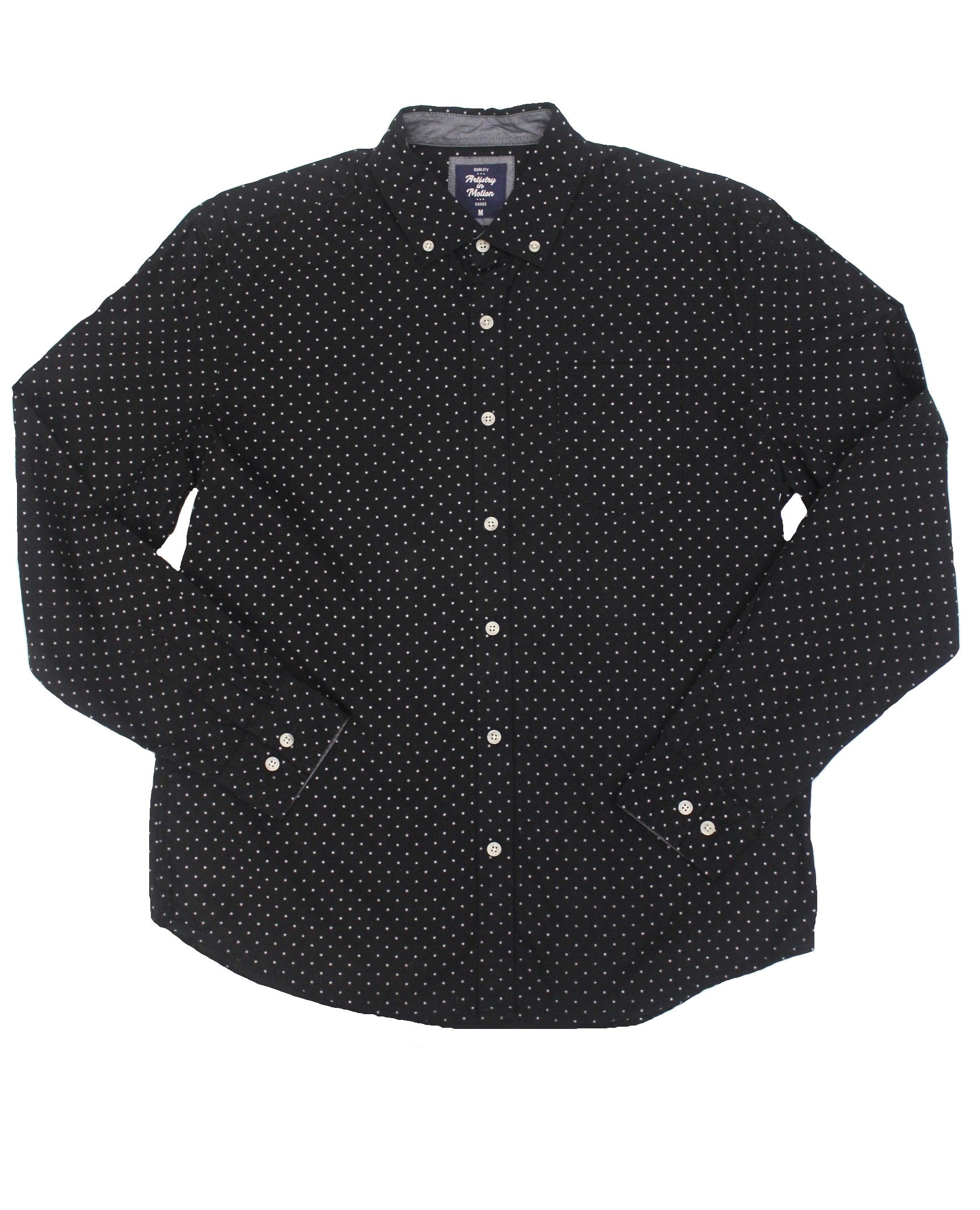 Interstellar Poplin Button-down - Super Massive Shop