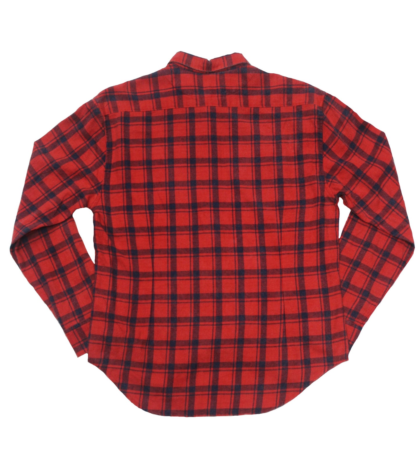 Scarlet Flannel Button-down - Super Massive Shop