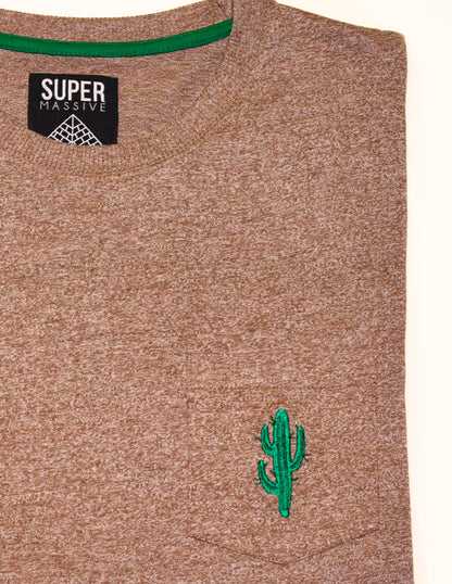 Desert Cactus SS Pocket Tee - Super Massive Shop