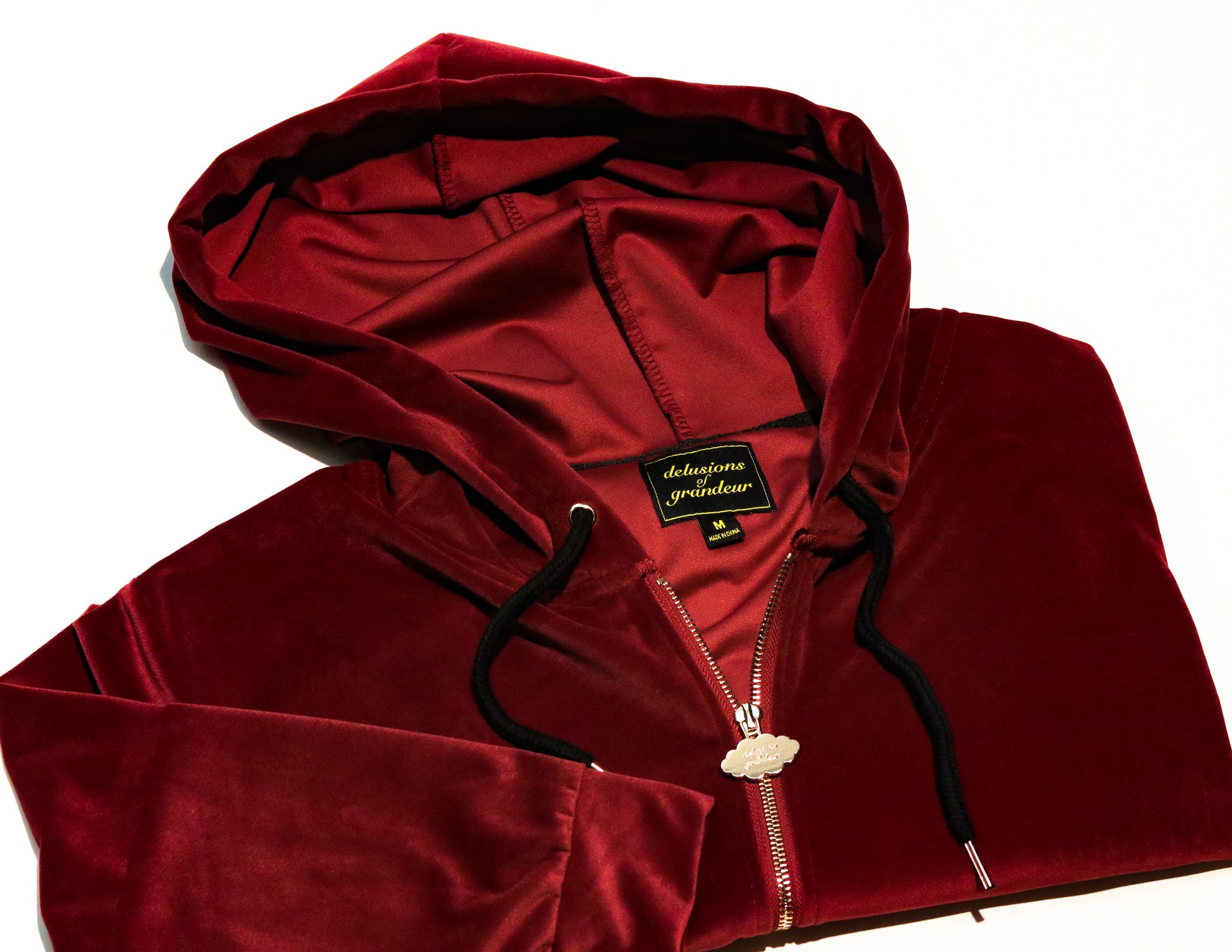 YAEZ Atlanta Velour Hoodie - Super Massive Shop