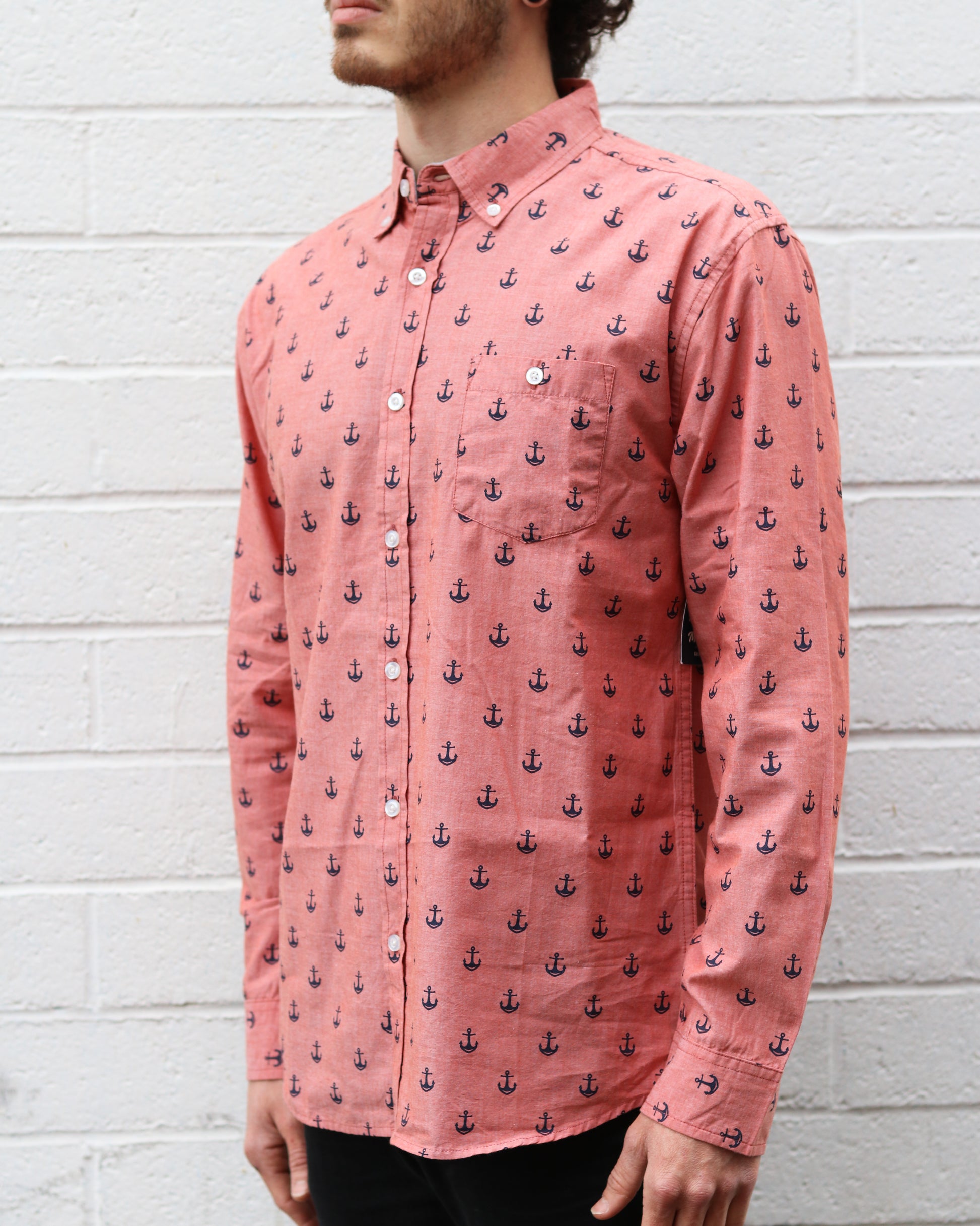 Anchor Chambray LS Button-down - Super Massive Shop