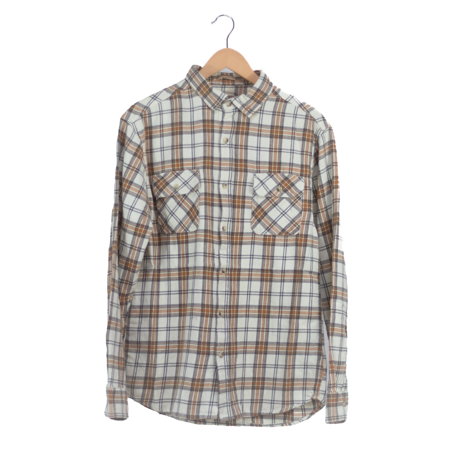 Cream Dirtbag Flannel Buttondown