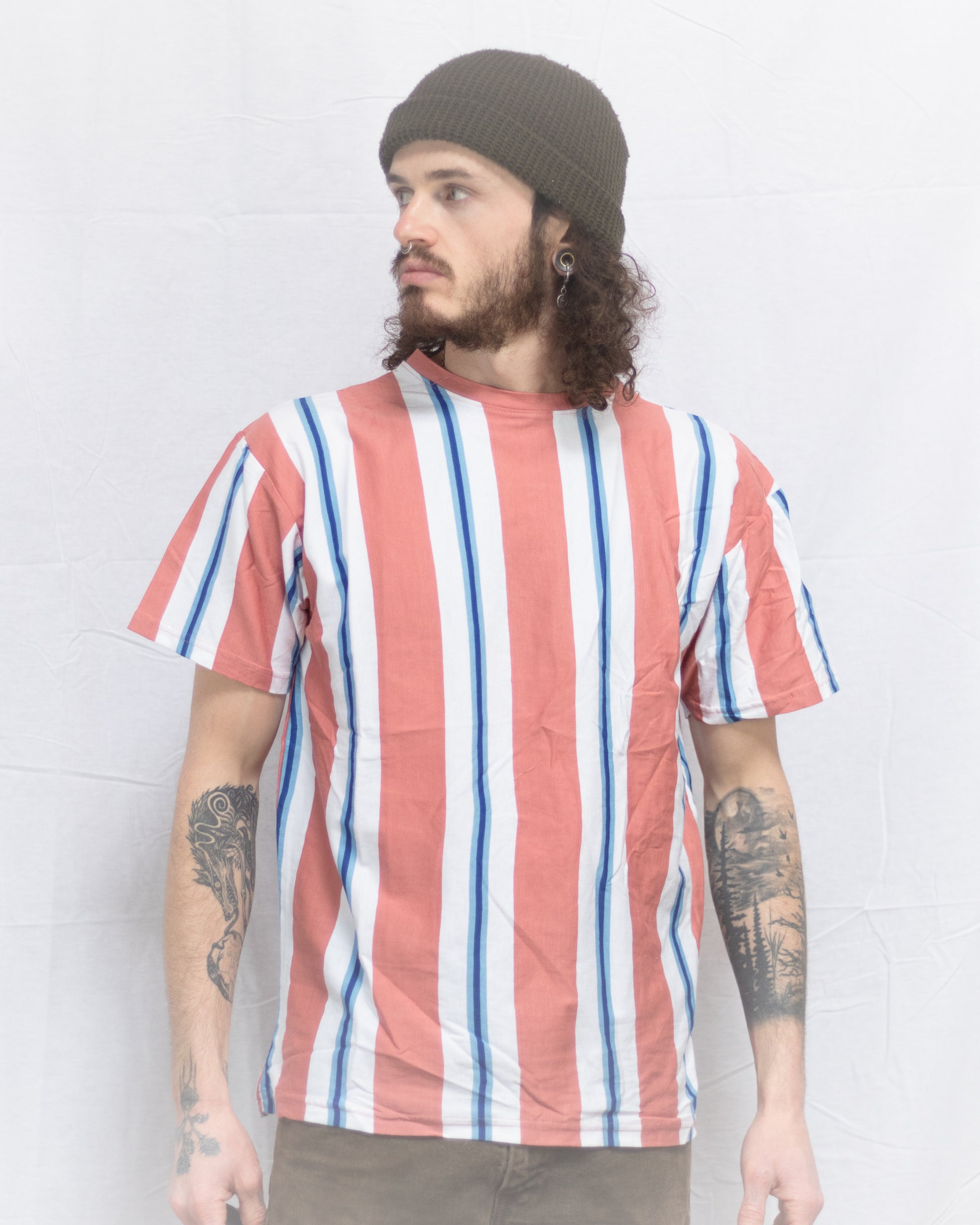 Blush Yarn Stripe Tee